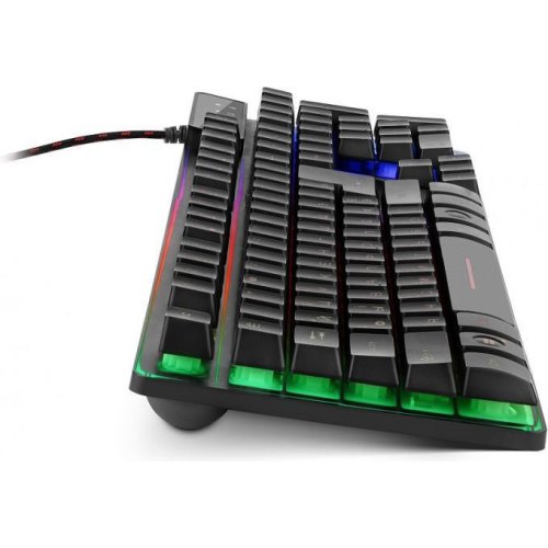 Клавіатура дротова REAL-EL Gaming 8700, Black (EL123100015)