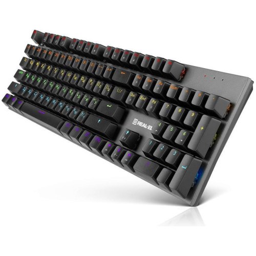 Клавіатура дротова REAL-EL M 13, USB, Grey (EL123100045)