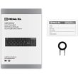 Клавіатура дротова REAL-EL M 13, USB, Grey (EL123100045)