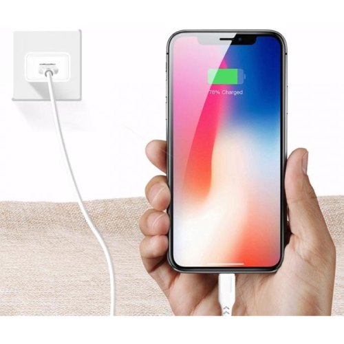 Кабель SkyDolphin S61V, USB Type-A to MicroUSB, 1м, White (SDUSB-000449)