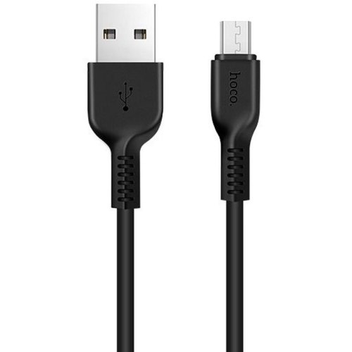 Кабель Hoco X20 Flash, USB Type-A to MicroUSB, 1м, Black (D21031)