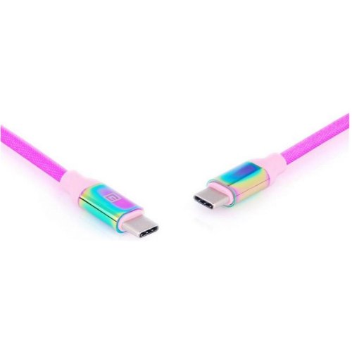 Кабель REAL-EL Premium, USB Type-C to USB Type-C, 1м, Rainbow (EL123500053)