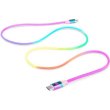 Кабель REAL-EL Premium, USB Type-C to USB Type-C, 1м, Rainbow (EL123500053)