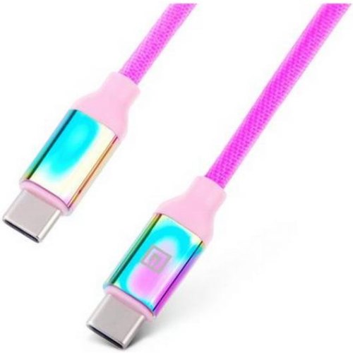Кабель REAL-EL Premium, USB Type-C to USB Type-C, 1м, Rainbow (EL123500053)