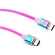 Кабель REAL-EL Premium, USB Type-C to USB Type-C, 1м, Rainbow (EL123500053)