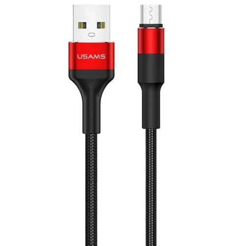Кабель Usams US-SJ224, USB Type-A to MicroUSB, 1.2м, Red (SJ224USB02)