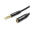 Аудіокабель Vention, 3.5мм (M) to 3.5мм (F), 3м, Black (BHBBI)