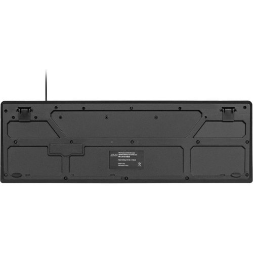 Клавіатура дротова 2E KS108 Slim, Black (2E-KS108UB_UA)