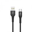 Кабель SkyDolphin S05V TPE Frost Line, USB Type-A to MicroUSB, 1м, Black (USB-000553)