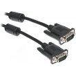 Кабель Maxxter, VGA to VGA, HD15, 3+4C, 2 ферити, 3м, чорний (V-VGA-10)