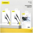 Кабель Foneng X92 4-in-1, USB Type-A/USB Type-C to USB Type-C/Lightning, 60W, 1м, Black (X92-CA-FIO)
