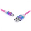Кабель REAL-EL Premium, USB Type-A to MicroUSB, 1м, Rainbow (EL123500052)