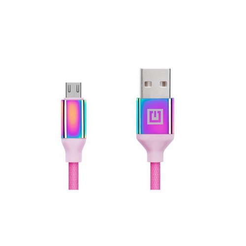 Кабель REAL-EL Premium, USB Type-A to MicroUSB, 1м, Rainbow (EL123500052)