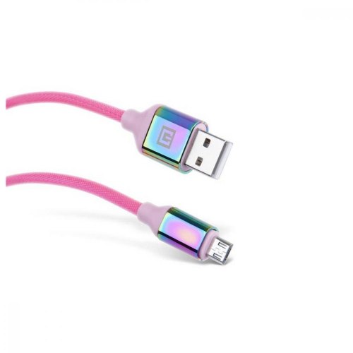 Кабель REAL-EL Premium, USB Type-A to MicroUSB, 1м, Rainbow (EL123500052)