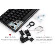 Клавіатура дротова Motospeed CK107, Outemu Blue, RGB, Ukr, Black (mtk96mb)
