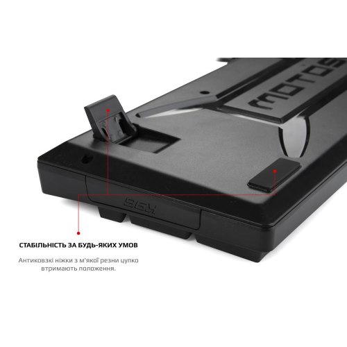 Клавіатура дротова Motospeed CK107, Outemu Blue, RGB, Ukr, Black (mtk96mb)