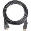 Кабель Cablexpert, DisplayPort to DVI, 3м, Black (CC-DPM-DVIM-3M)