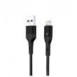 Кабель SkyDolphin S06L LED Smart Power, USB Type-A to Lightning, 1м, Black (USB-000554)