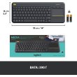 Клавіатура бездротова Logitech K400 Plus, Black (920-007145)