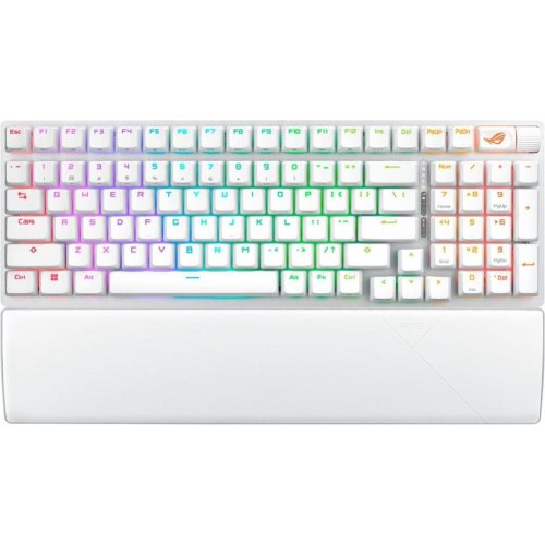 Клавіатура бездротова Asus ROG Strix Scope II RGB WL BT, White (90MP037A-BKUA30)