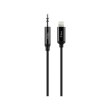 Кабель Ttec, 3.5мм to Lightning, 1м, Black (2DK42S)