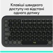 Клавіатура бездротова Logitech Pop Icon Keys, Graphite (920-013157)