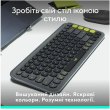 Клавіатура бездротова Logitech Pop Icon Keys, Graphite (920-013157)