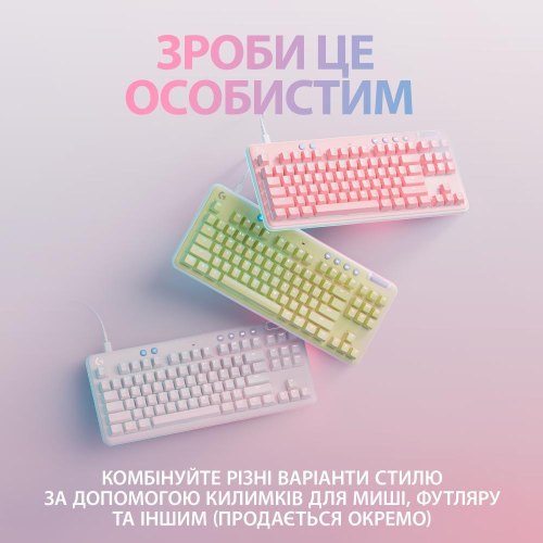 Клавіатура дротова Logitech G713 Tactile, White (920-010422)