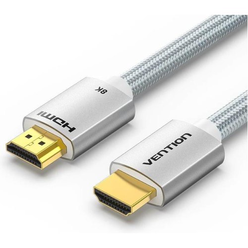 Кабель Vention, HDMI to HDMI, v2.1, 1м, Silver (ALCIF)