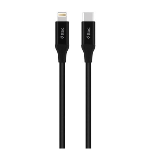 Кабель Ttec, USB Type-C to Lightning, 1.5м, Black (2DK40S)