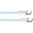 Кабель ColorWay, USB Type-C to USB Type-C, 3А, 1м, Blue (CW-CBPDCC061-BL)