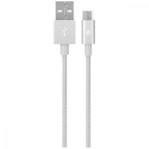Кабель Ttec AlumiCable, USB Type-A to MicroUSB, 1.2м, Silver (2DK11G)
