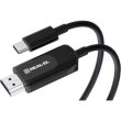Кабель REAL-EL CHD-180, HDMI to USB Type-C, 1.8м, Black (EL123500044)