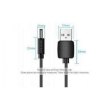 Кабель Vention, USB Type-A to DC 3.5мм, 0.5м, Black (CEXBD)
