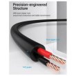 Кабель Vention, USB Type-A to DC 3.5мм, 0.5м, Black (CEXBD)