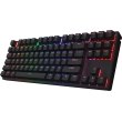 Клавіатура бездротова Hator Icefall Mecha TKL Wireless Rainbow, Black (HTK287UA)