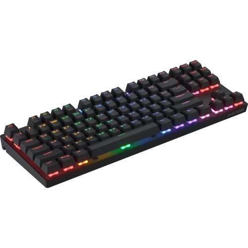 Клавіатура бездротова Hator Icefall Mecha TKL Wireless Rainbow, Black (HTK287UA)