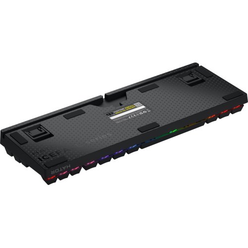 Клавіатура бездротова Hator Icefall Mecha TKL Wireless Rainbow, Black (HTK287UA)