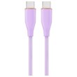 Кабель Cablexpert, USB Type-C to USB Type-C, 3A, 60W, 1.5м, Purple (CC-USB2S-CMCM-1.5M-P)