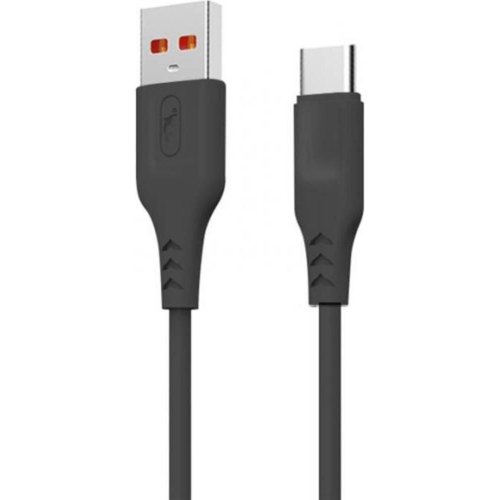 Кабель SkyDolphin S61TB, USB Type-A to USB Type-C, 2м, Black (SDUSB-000446)