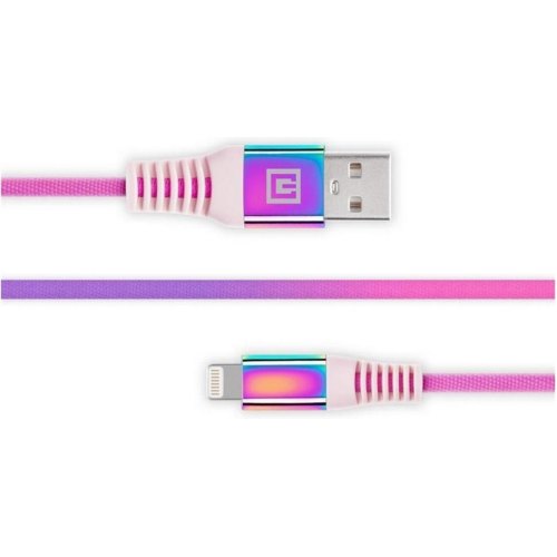 Кабель REAL-EL, USB Type-A to Lightning, 1м, Rainbow (EL123500051)