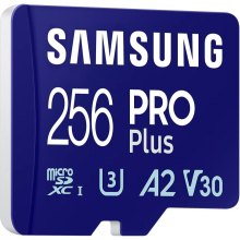 Карта пам'яті Samsung Pro Plus, 256GB, MicroSDXC, UHS-I/U3 Class 10, SD-адаптер (MB-MD256SA/EU)