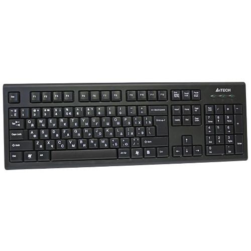 Клавіатура дротова A4Tech KR-85, PS/2, Black