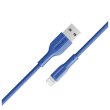 Кабель Promate, USB Type-A to Lightning, 2A, 1м, Navy (xcord-ai.navy)