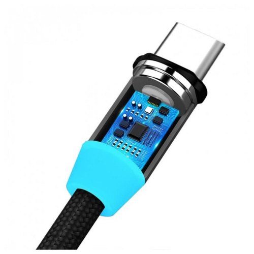 Кабель SkyDolphin S59T Magnetic, USB Type-A to USB Type-C, 1м, Black (SDUSB-000441)