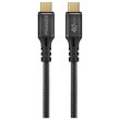 Кабель Promate, USB Type-C to USB Type-C, 5A, 240W, 2м, Black (powerbolt240-2m.black)