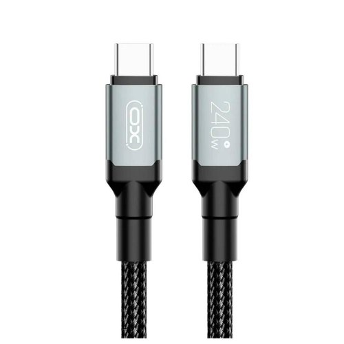 Кабель XO, USB Type-C to USB Type-C, 5А, 240W, 2м, Black (NB-Q264B-CC.black)