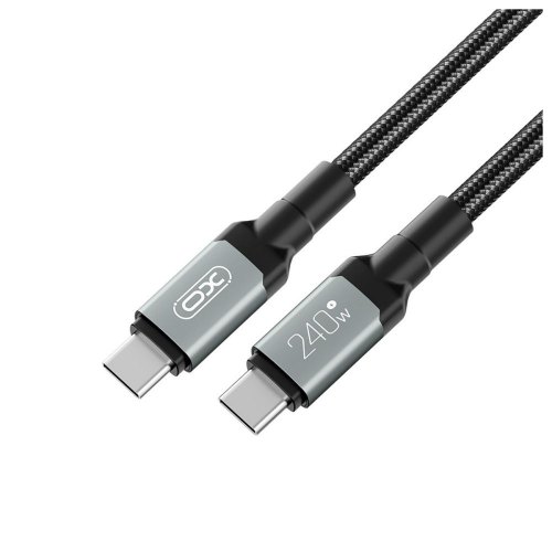 Кабель XO, USB Type-C to USB Type-C, 5А, 240W, 2м, Black (NB-Q264B-CC.black)