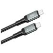 Кабель XO, USB Type-C to USB Type-C, 5А, 240W, 2м, Black (NB-Q264B-CC.black)