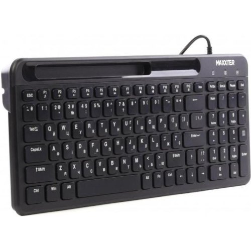 Клавіатура дротова Maxxter KB-01B-UA, Black